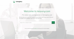 Desktop Screenshot of lessony.com